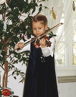 Stas Playing the Violin